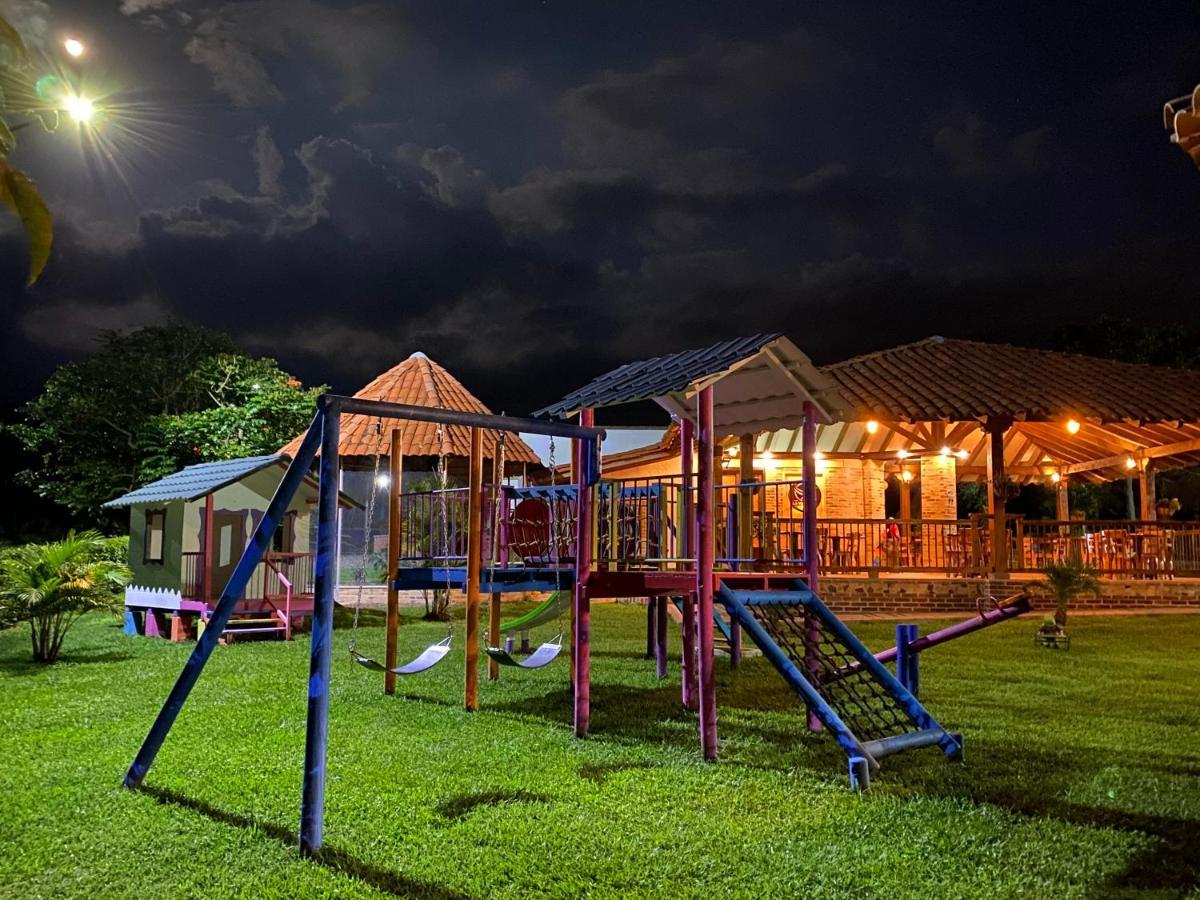 La Victoria Hotel Campestre Quimbaya Bagian luar foto